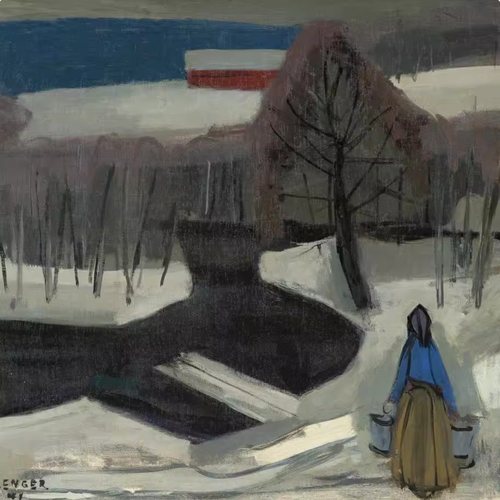 D082【挪威】厄林·恩格尔（Erling Enger ） 绘画网传电子图库.
