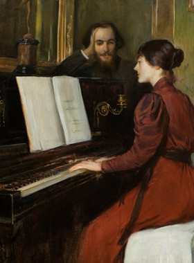 K414【西班牙】路希纽尔（santiago rusinol）油画高清网传图库