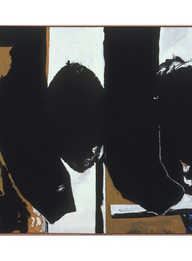 K484【美国】罗伯特·马瑟韦尔（Robert Motherwell）抽象绘画