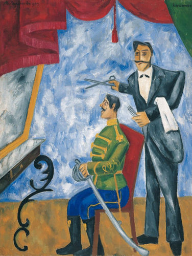 K547【俄罗斯】拉里奥诺夫（Mikhail Larionov）绘画网传图库素材