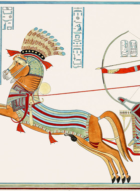 D041【法国】Jean Francois Champollion 古埃及绘画象形文字图库