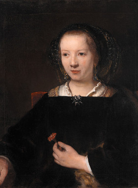 T172【荷兰】威廉·德罗斯特（Willem Drost）肖像油画电子图库*