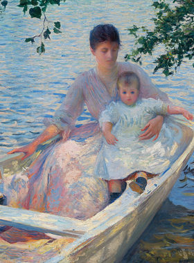 K157【美国】泰伯（Edmund Charles Tarbell）油画高清网传图库