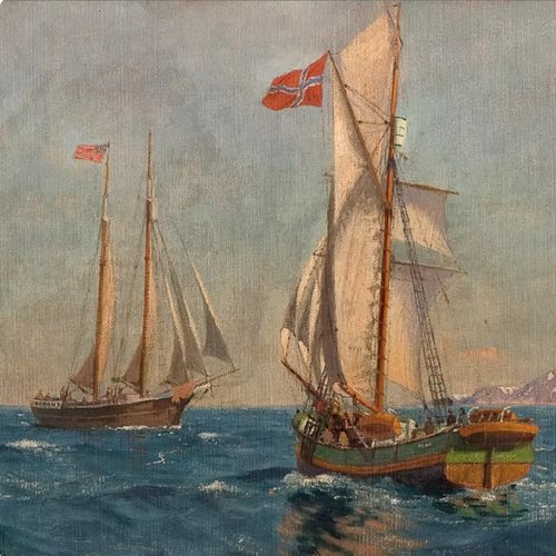 D116【挪威】Nils Hansteen 绘画网传电子图库.