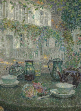 YC750【法国】亨瑞·塞蒂纳（Henri Le Sidaner）印象派油画图库