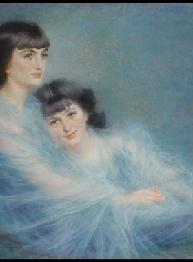 D423【法国】Lucien Levy-Dhurmer 印象派绘画美术素材网传图库.