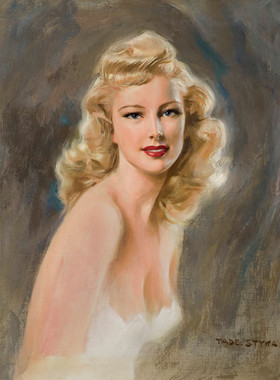 E208【波兰】塔德乌什·斯蒂卡（Tadeusz Styka）肖像油画图库