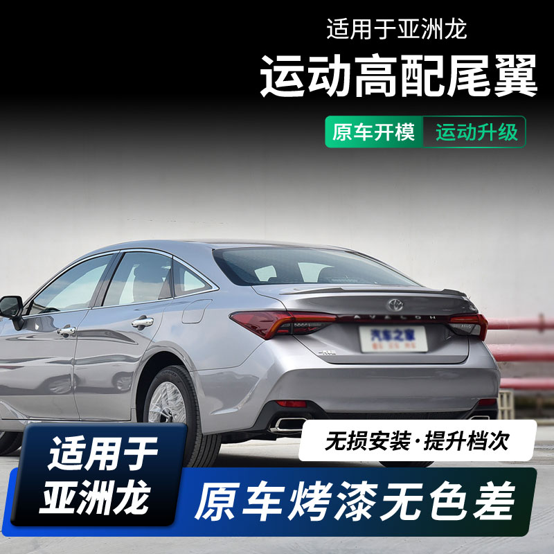 19-24亚洲龙烤漆专车碳纤纹尾翼