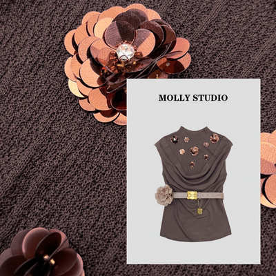 【都市女神】Molly 百搭时尚气质显瘦 上衣 M2025320