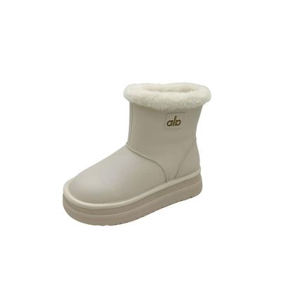 4CM增高韩版厚底雪地靴冬季新款毛毛靴加绒保暖百搭短靴272189