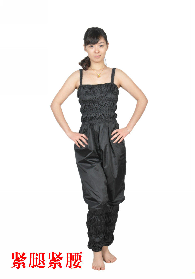 背带暴汗裤瑜伽练功裤跑步爆汗艺体出汗舞蹈桑拿衣服运动服跳操女