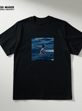 SZA SOS 印花T恤歌手高街vintage短袖男女宽松Kendrick Lamar来图