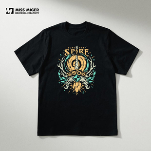 spire印花短袖 纯棉夏圆领可来图定制T the 游戏周边杀戮尖塔Slay