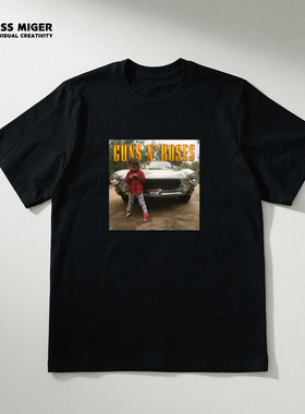 Guns'N'Roses枪炮与玫瑰枪花乐队Nothin'摇滚Atals棉短袖T恤男女