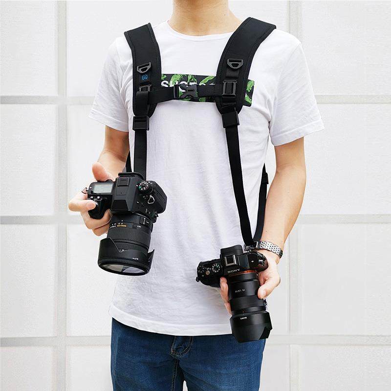 单反双相机快摄手减压肩带微单腰挂腰带背带摄影减负快拍双肩背带