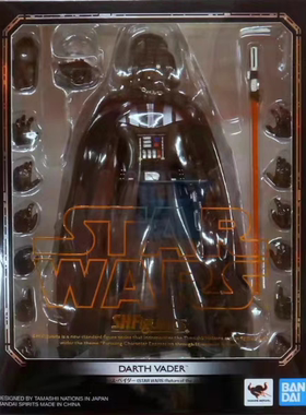 SHF星球大战绝地归来达斯黑武士vader3.0爵爷万代正品全新现货