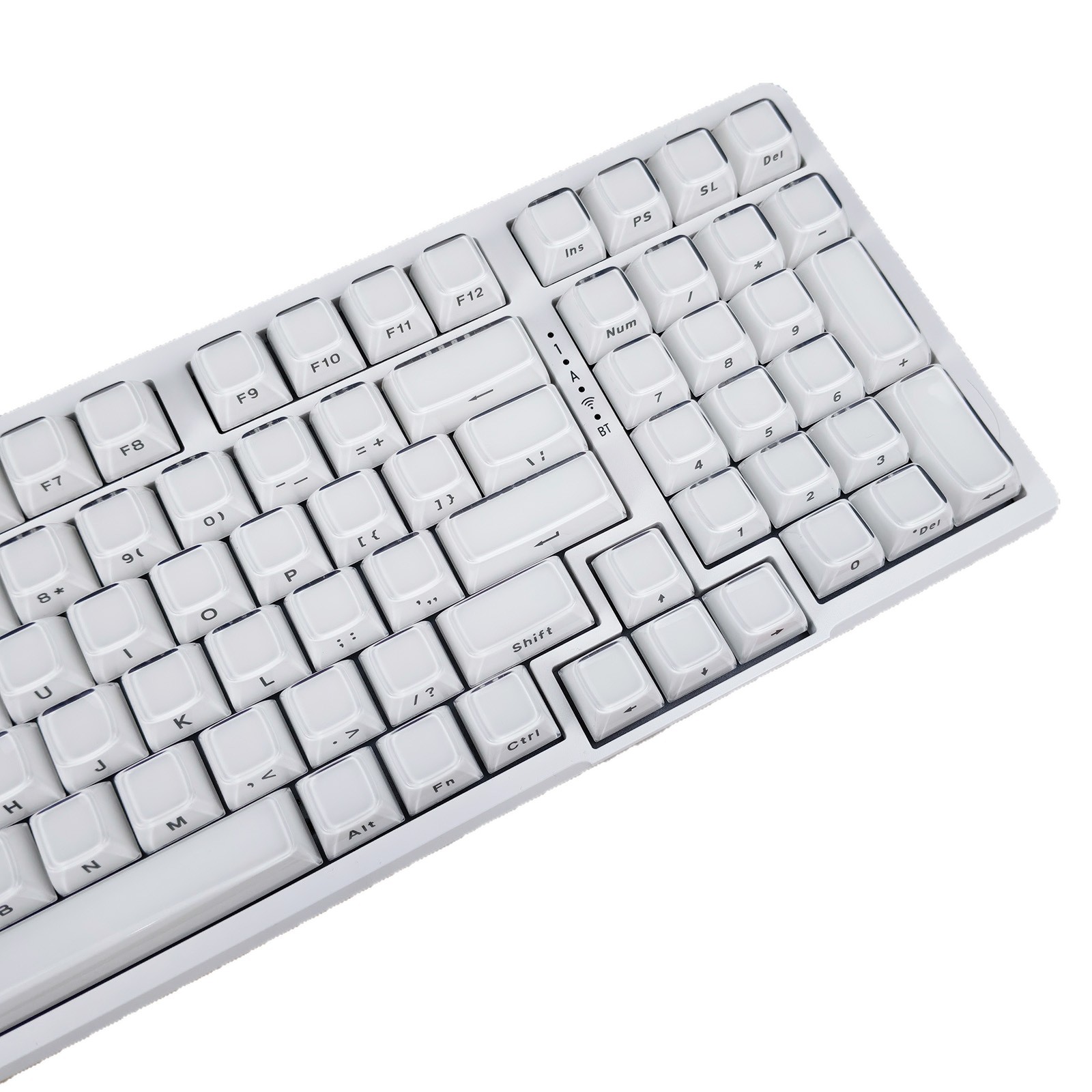 XVX水晶果冻OEM高度PC双色注塑113波纹wooting键帽侧刻机械键盘帽