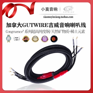 加拿大GUTWIRE 吉威 Congruence³系列超高纯度铜 发烧音响喇叭线