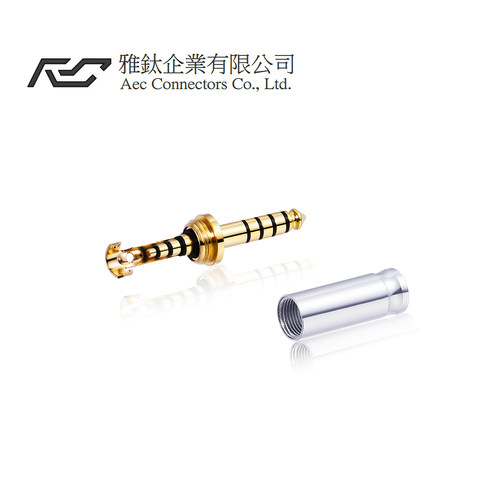 台湾AEC雅钛TRS-4.4耳机插头