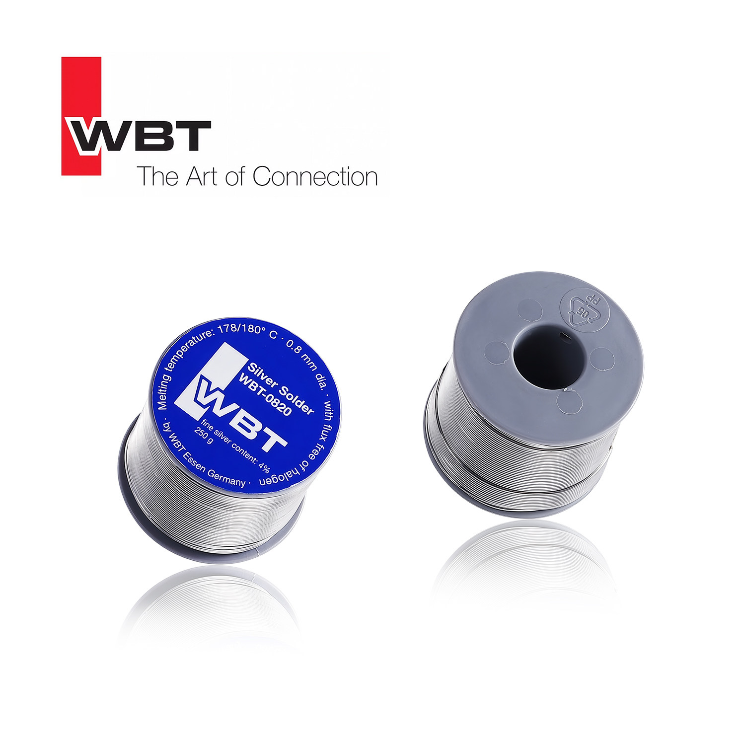 德国 WBT-0820 老款 含4%精细银 发烧音频焊锡丝