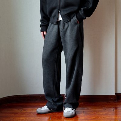 秋冬醋酸绵羊毛休闲卫裤