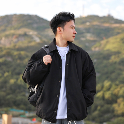 冬季美式休闲夹克棉服男