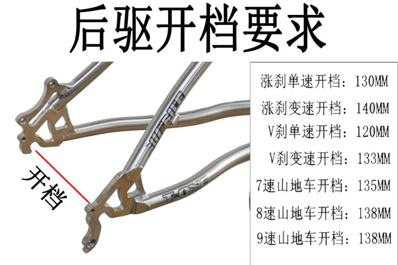 变速山地自行车改装电动车电机36v48v250/350w500w前后驱改装电机