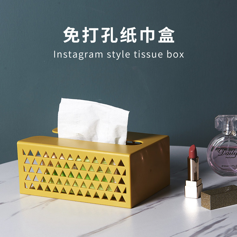 壁挂式橱柜北欧ins可爱简约纸巾