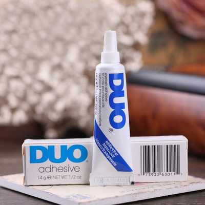美国DUO假睫毛胶水 防过敏透明胶 温和抗过敏正品大瓶14G
