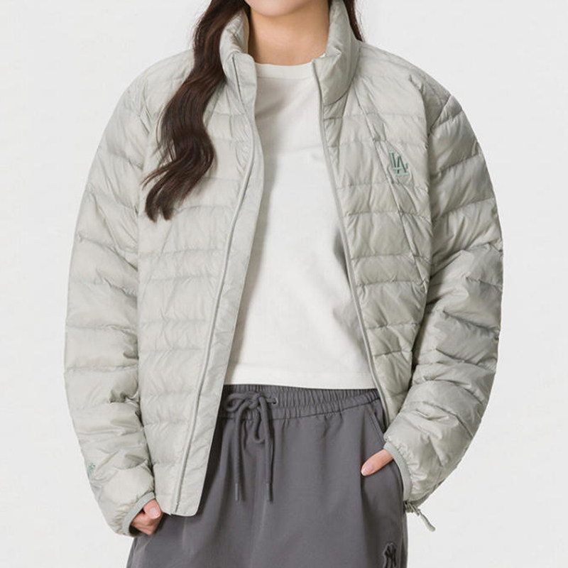 正品现货MLB男女26新款NY防风防水运动休闲棉羽绒服外套3ADJB0466