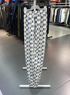 国内现货MLB男女长裤秋季新款运动裤情侣休闲宽松裤子3AWPM0134