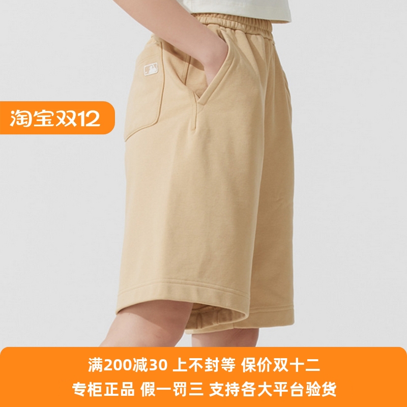 国内正品MLB男女25新款NY复古老花大标印花休闲运动短裤3ASPM0253