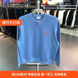 国内现货MLB卫衣加绒套头2023秋冬新款情侣款卫衣外套3AMTB0336