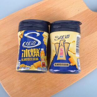 炫迈无糖口香糖东鹏特饮40粒冰爆薄荷味清新口开车犯困解乏零食糖