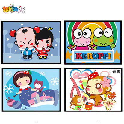 Yan Jia Cai days diy number Oil Painting Hand drawn Cartoon comic size 61 children Oil diy Oil Paintingin the Home accessories , Decorative painting ,  DIY/Digital painting  category - from Buy2taobao.com to provide professional Taobao agent buy service