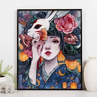 Jiacai Tianyan DIY Цифровая масляная живопись цветочная фигура живопись цветочный пиркуль
