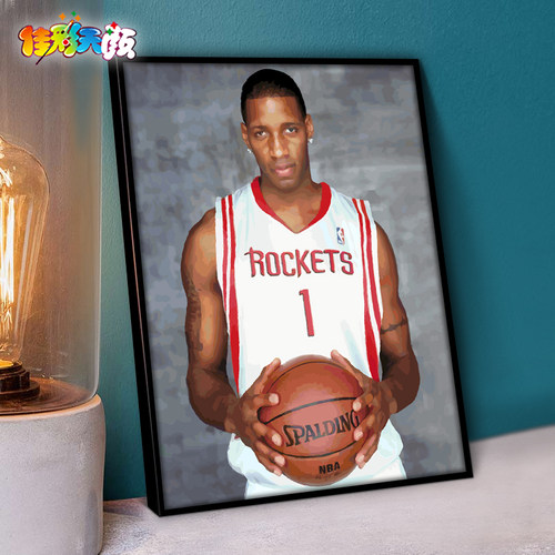 DIY人物NBA麦迪保罗数字油