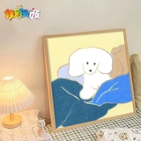 Милый Ван Синген Цифровая масляная живопись DIY заполнить аниме мультфильм