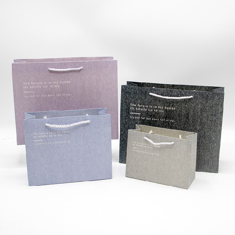 圣诞节送礼精美手提纸袋文艺简约ins风生日礼品袋大小号男包装袋