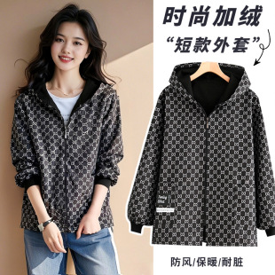 围裙外穿防风工作服男 女士外套防污耐脏长袖 韩版 加绒加厚罩衣短款