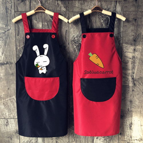 情侣家用时尚日系定制logo围裙