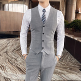 S-7XL-主推-伴郎服兄弟装男婚礼西装马甲英伦修身马甲DMJ105/P55，男装西服套装，电商A213