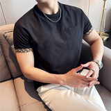 买一件等于得到两件~索罗娜短袖假两件双面穿圆领T恤男TF108-P52，男装T恤，电商A213
