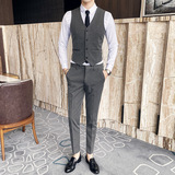 S-7XL-主推-伴郎服兄弟装男婚礼西装马甲英伦修身马甲DMJ102/P55，男装西服套装，电商A213