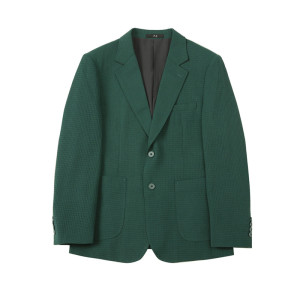 时尚华夫格两粒单排扣帅气西服男质感休闲西装外套白色DX918-P138图片