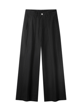 美式平铺微喇叭工装裤高街男女高级感宽松休闲裤子KS021P55控78