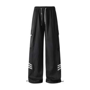 春季美式机能阔腿休闲裤女工装裤拖地长裤子WJ20551P55控78，男装工装外套，电商B329