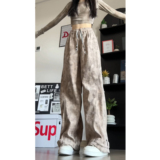 港风秋季美式中性工装裤男女同款宽松休闲裤子TJ086P48控69，男装工装外套，电商B329