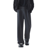 春季垂感休闲西裤男纯色简约百搭西装长裤日系WH6602P55控78，男装西服套装，电商B329