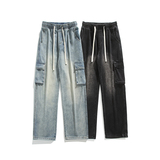 港风春季得物平铺图百搭直筒裤水系男女牛仔裤GY2368P52控78，男装牛仔裤，电商B329